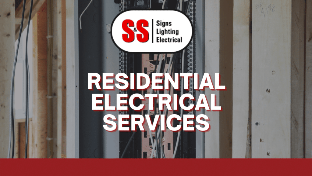 S&S provides residential electrical services, please let us know how we can help you!