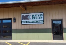 Cedar Type Sign Installation