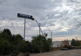 Kohls sign installation