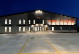 Titan Fitness Sign Installation