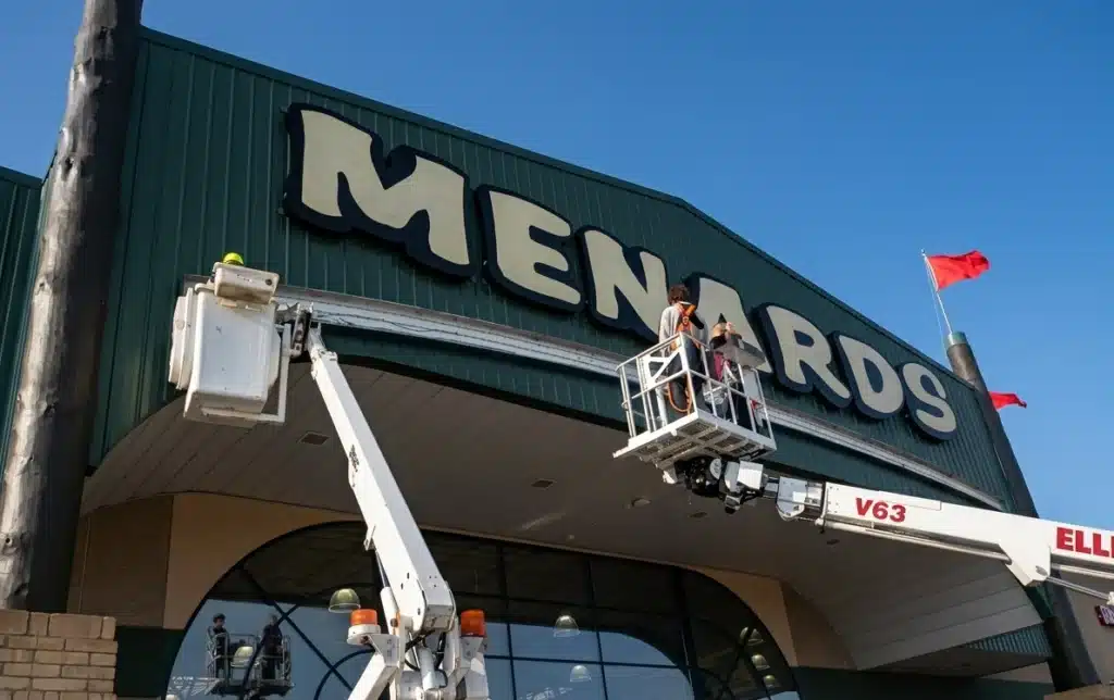 Image of Commercial Business Sign installation